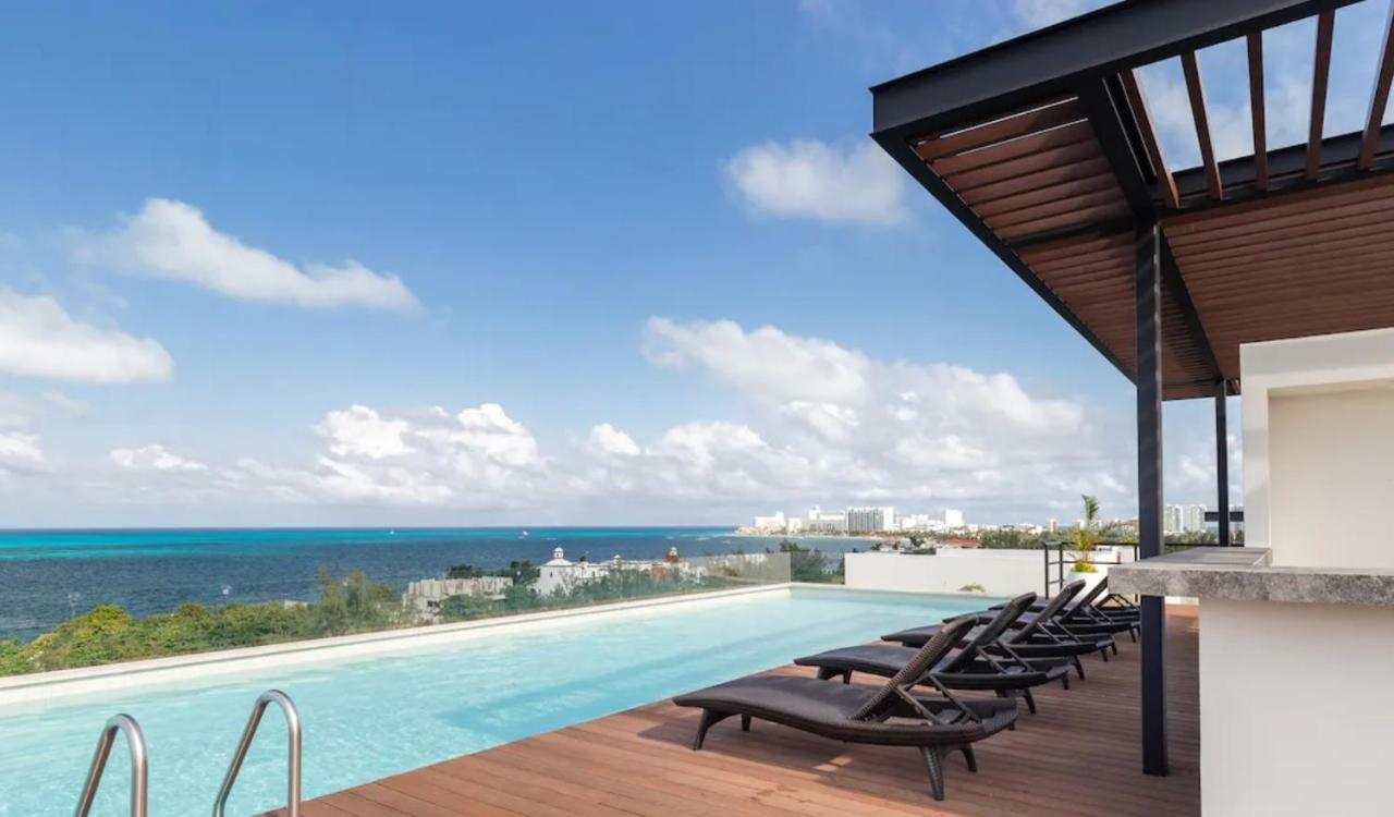 Elegant Apartment Well Located In The Hotel Zone Of Cancún Eksteriør bilde