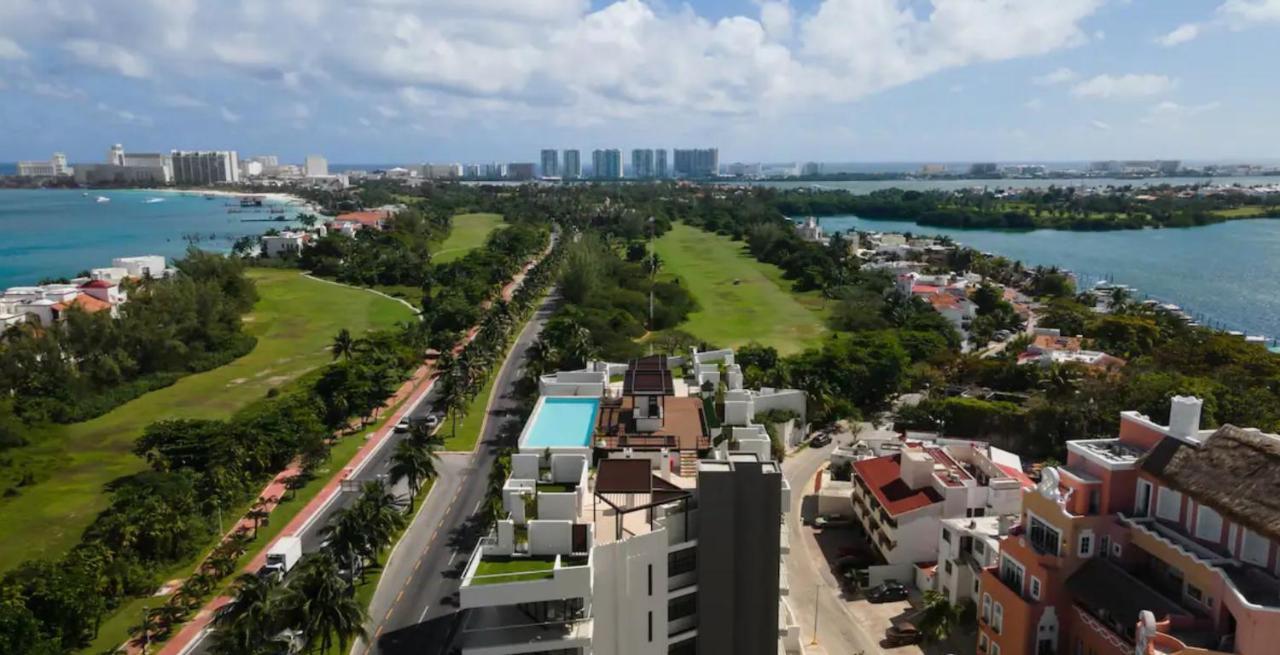 Elegant Apartment Well Located In The Hotel Zone Of Cancún Eksteriør bilde